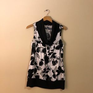 Maurice’s Black and White Blouse